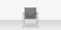 DecoScapes Furniture Danish Aluminum Sling Strap Lounge Chair
