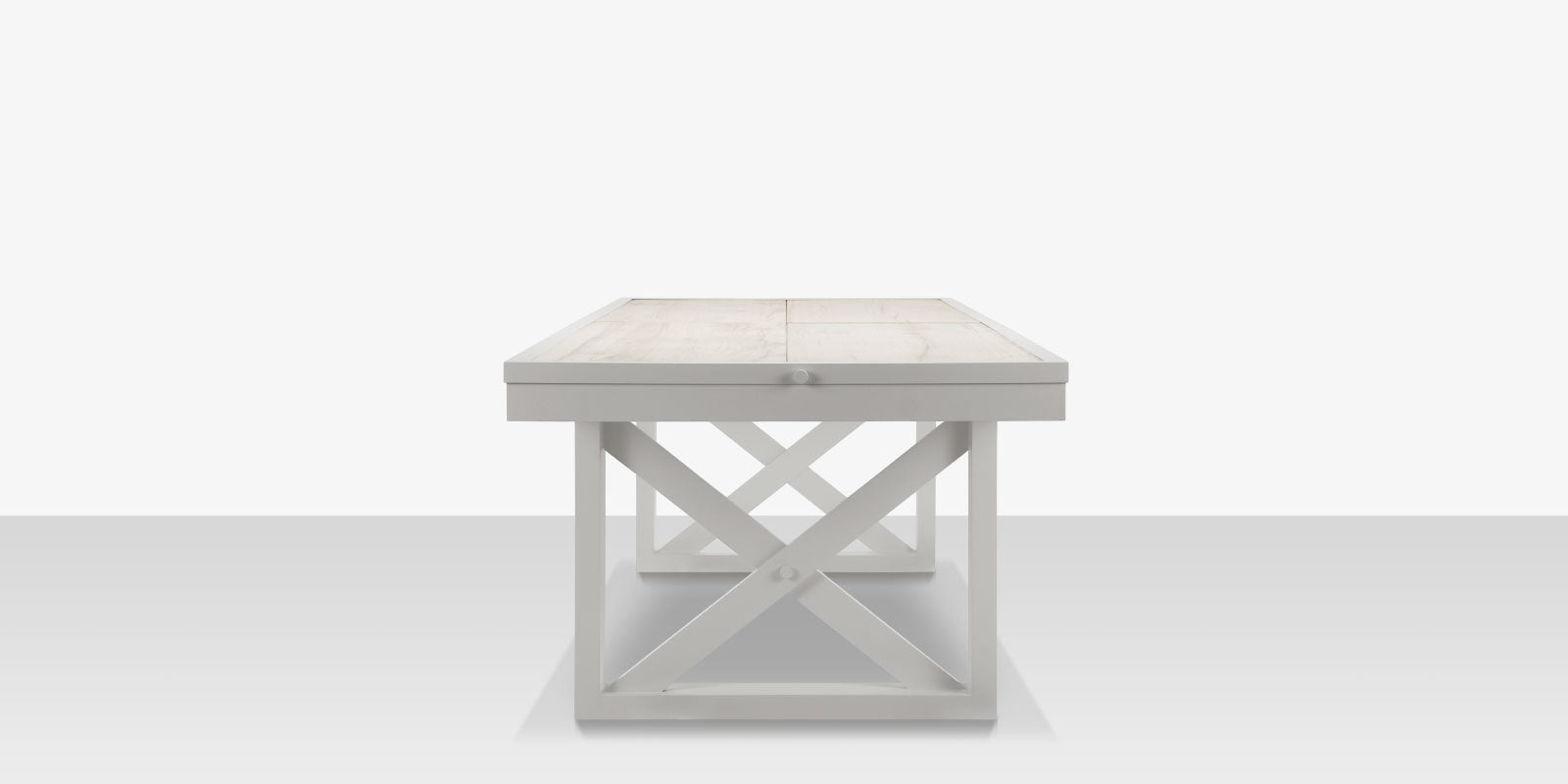 DecoScapes Contemporary Square X Style Dining Table Base