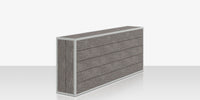 DecoScapes Mod Seat Structure - Slatted