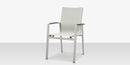 DecoScapes Tide Aluminum Sling Dining Arm Chair