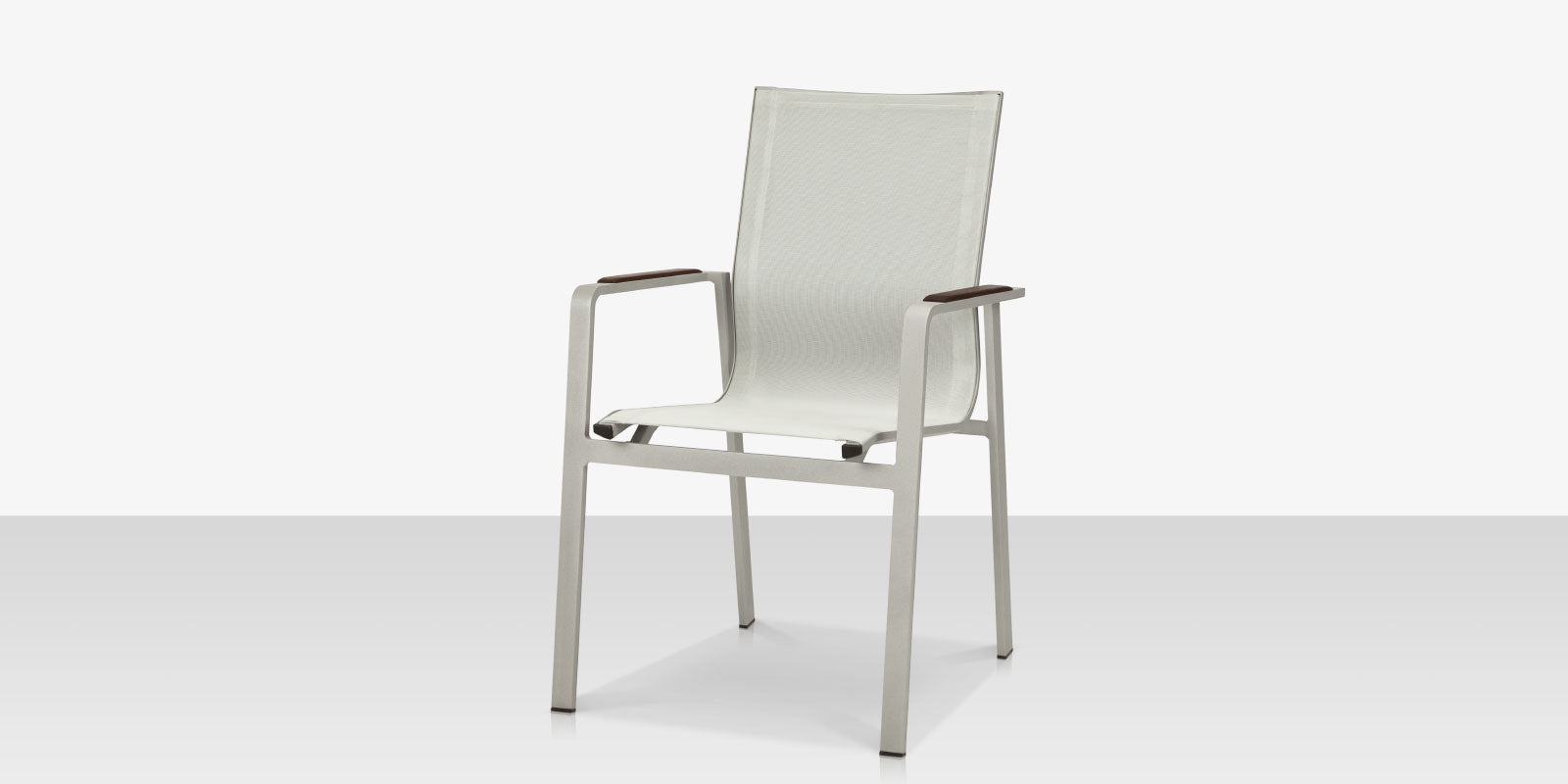 DecoScapes Tide Aluminum Sling Dining Arm Chair