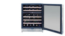 TrueFlame 24" Outdoor Rated Dual Zone Wine Cooler