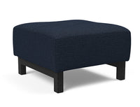 Innovation Living Grand D.E.L. Ottoman in Black Wood Legs