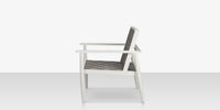 DecoScapes Furniture Danish Aluminum Sling Strap Lounge Chair