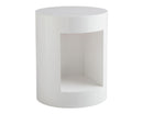 Sunpan Beacon End Table - High Gloss White