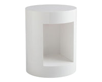 Sunpan Beacon End Table - High Gloss White