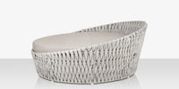 DecoScapes Aria 70" Round Aluminum Cushion Daybed