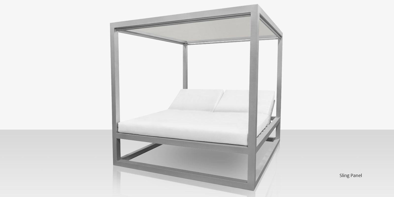 DecoScapes Furniture Breeze Aluminum Daybed Square