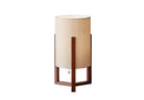 Adesso Quinn Table Lantern - Walnut