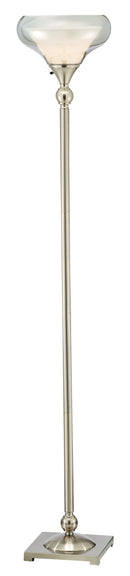 Adesso Brookfield Floor Lamp - Satin Steel