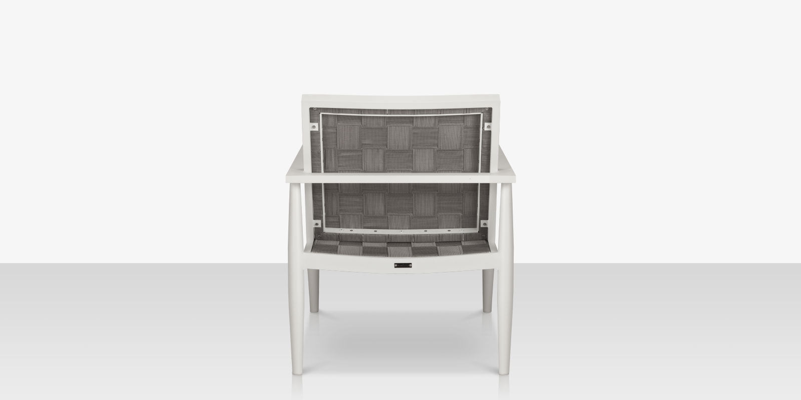 DecoScapes Furniture Danish Aluminum Sling Strap Lounge Chair