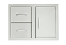 TrueFlame 30" 2-Drawer & Access Door Combo