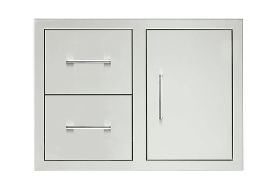 TrueFlame 30" 2-Drawer & Access Door Combo