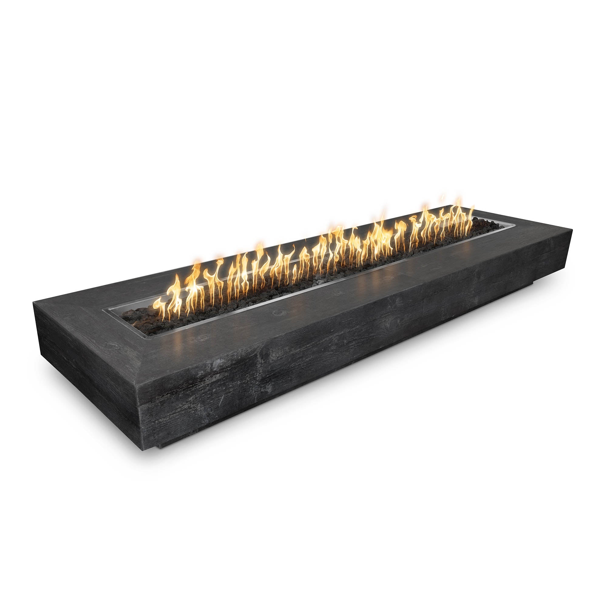 The Outdoor Plus Coronado Wood Grain Fire Pit