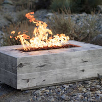 The Outdoor Plus Coronado Wood Grain Fire Pit