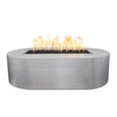 The Outdoor Plus Bispo 84" x 24" Fire Pit - Stainless Steel