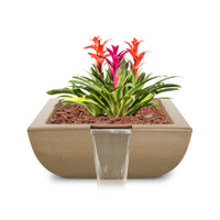 The Outdoor Plus Avalon GFRC Planter & Water Bowl