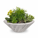 The Outdoor Plus Cazo Wood Grain Planter Bowl