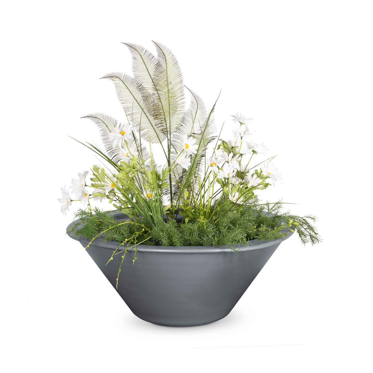 The Outdoor Plus Cazo Powder Coated Planter Bowl