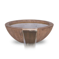 The Outdoor Plus Sedona Wood Grain Water Bowl