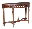 Anderson Teak Neoclassical Demilune Console Table