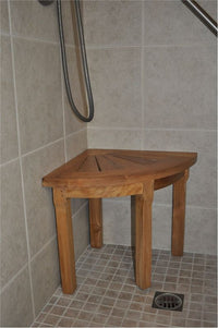 Anderson Teak Shower Corner Stool