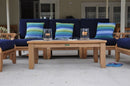 Anderson Teak Riviera Luxe 7-Pieces Modular Set With Rectangular Table B