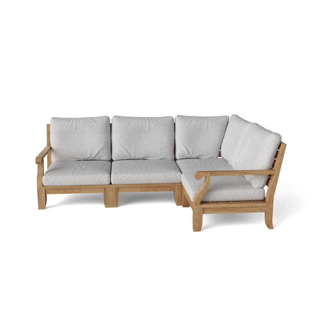 Anderson Teak Riviera Luxe 4-Pieces Modular Set