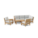 Anderson Teak Riviera Luxe 7-Pieces Modular Set With Rectangular Table A