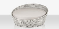 DecoScapes Aria 70" Round Aluminum Cushion Daybed