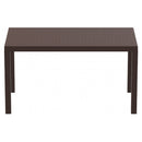 Compamia Ares Resin Rectangle Dining Table 55 inch