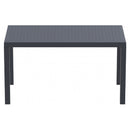 Compamia Ares Resin Rectangle Dining Table 55 inch