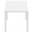 Compamia Ares Resin Rectangle Dining Table 55 inch