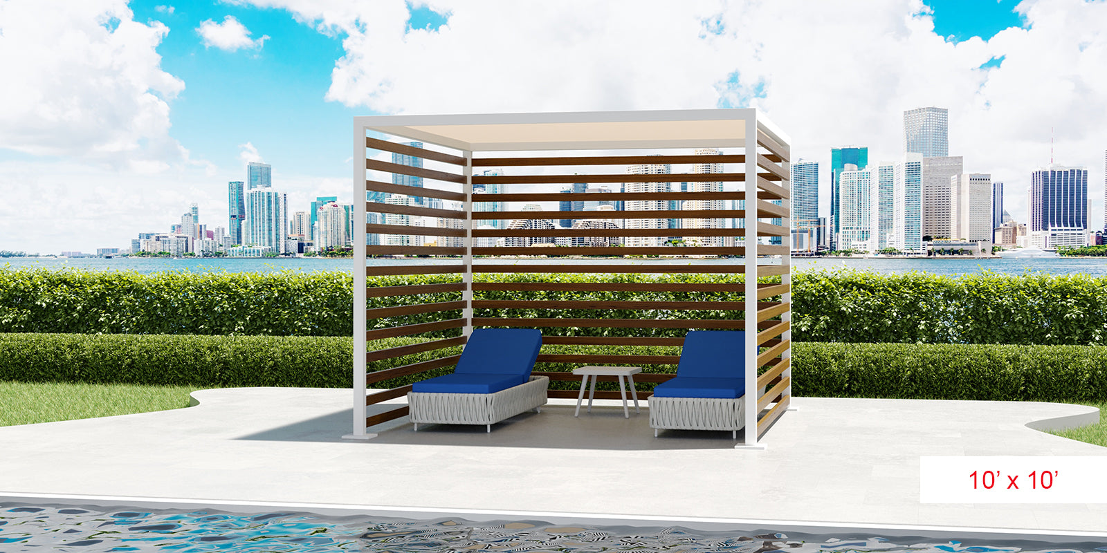 DecoScapes Furniture Breeze Cabana 8"