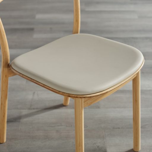 Greenington Hanna Chair Leather Seat, Wheat - Set of Two
