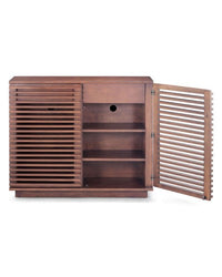 Zuo Modern Linea Tall Console Walnut