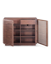 Zuo Modern Linea Tall Console Walnut