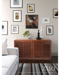 Zuo Modern Linea Credenza Walnut
