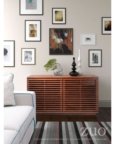 Zuo Modern Linea Credenza Walnut