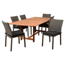International Home Miami Amazonia Damian 6 Piece Rectangular Patio Dining Set
