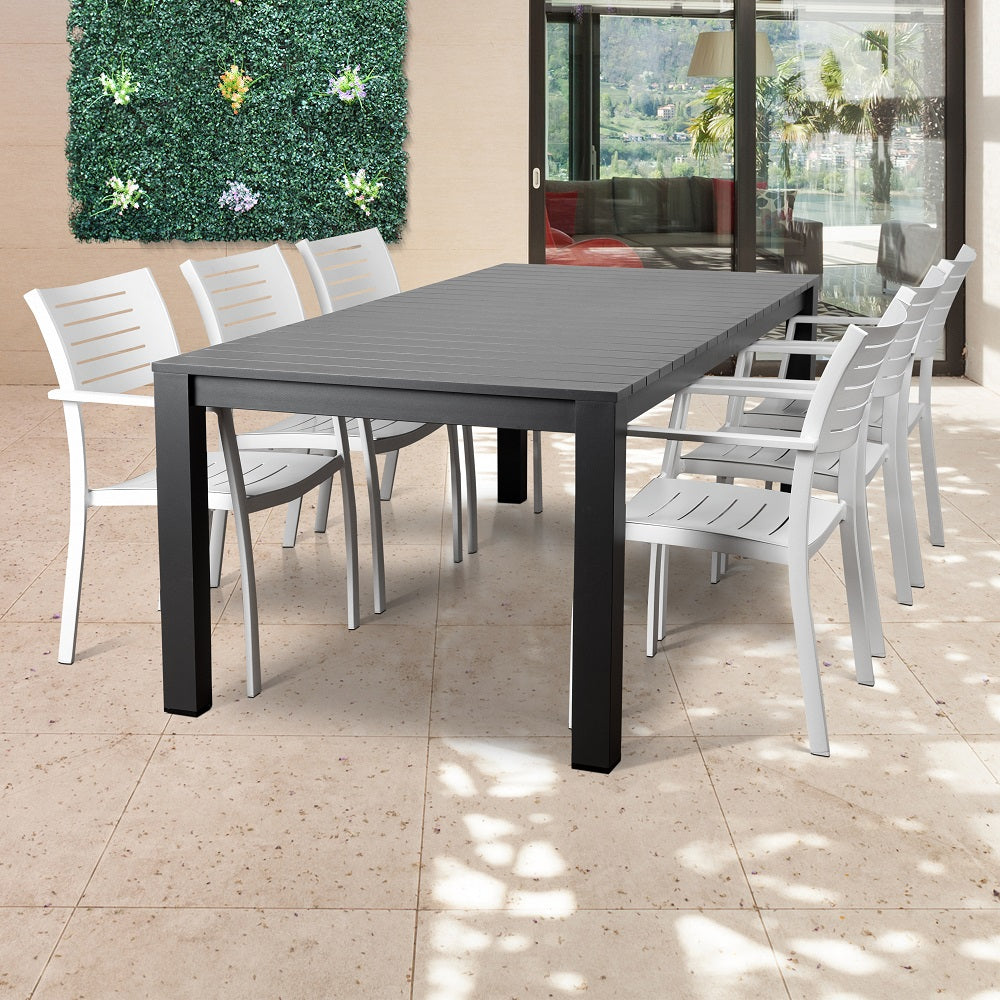 International Home Miami Atlantic Noordam 7 Piece Rectangular Patio Dining Set