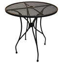 H&D Seating Round  Wrought Iron Mesh Top Table with Bar Height Base
