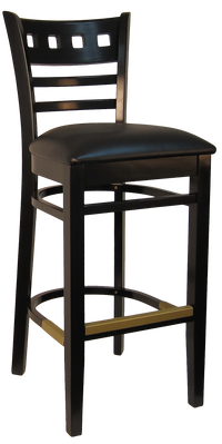 H&D Seating Masquerade Series Wood Barstool