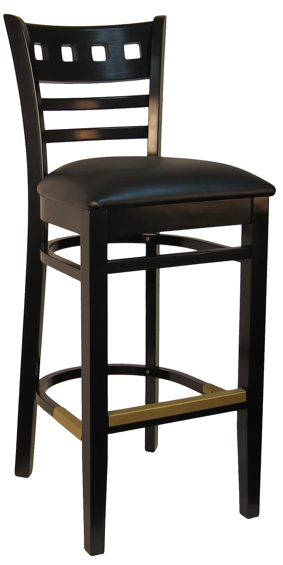 H&D Seating Masquerade Series Wood Barstool