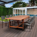 International Home Miami Amazonia Koningsdam 9 Piece Rectangular Patio Dining Set