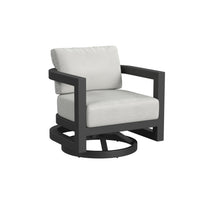 Sunset West Malibu Swivel Chair in Cast Silver - No Welt