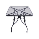 H&D Seating  Wrought Iron Mesh Top Table with Base -  24"x 24" /  30 x 30" / 36 x 36 / 30 x 48"