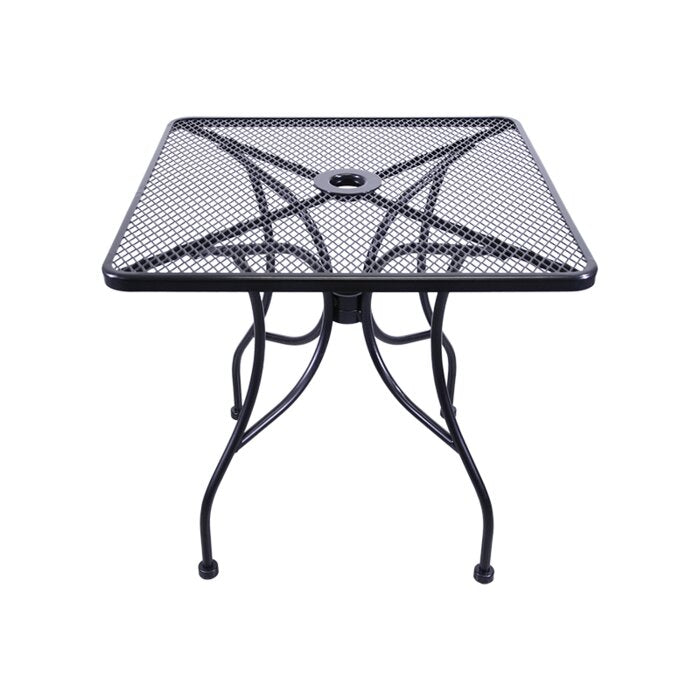 H&D Seating  Wrought Iron Mesh Top Table with Base -  24"x 24" /  30 x 30" / 36 x 36 / 30 x 48"