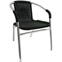 H&D Seating Stacking Patio Dining Armchair