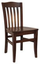 H&D Seating Crown Back Series Wood Chair - Set of 2